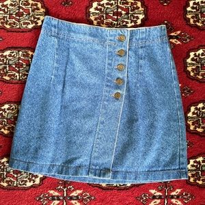 Vintage Club Essentiale denim wrap skirt